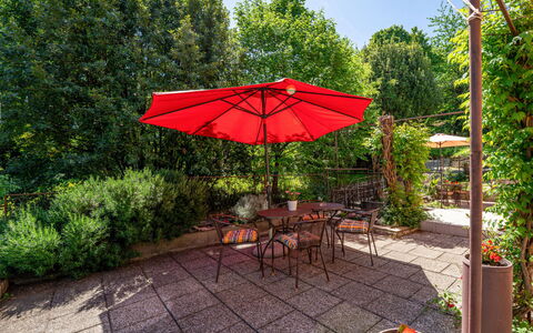 San Marco: Meubilair, Buitenmeubels, Tafel, Stoel, Buitentafel, Paraplu, Tuin, Keuken En Eettafel, Schaduw, Bloempot