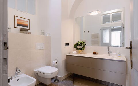 Operapartment: Flooring, Loodgieterswerkinrichting, Interieur Ontwerp, Wastafel, Verdieping, Wastafel In De Badkamer, Badkamer, Kraan, Toilet, Badkamerkast