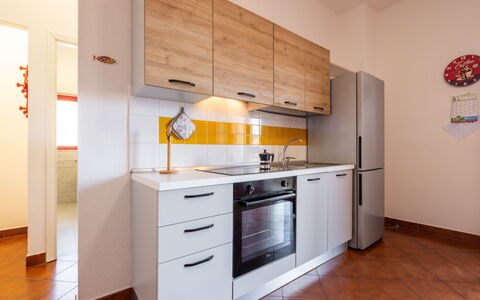 Appartamento Sala: Zee, Kust, Strand, Oceaan, Schaduw, Balkon, Plank, Buitenmeubels