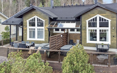Villa Peso 1: Hout, Verblijf, Huis, Huis, Deur, Hardwood, Garden Gebouwen, Beits, Blokhut, Plank