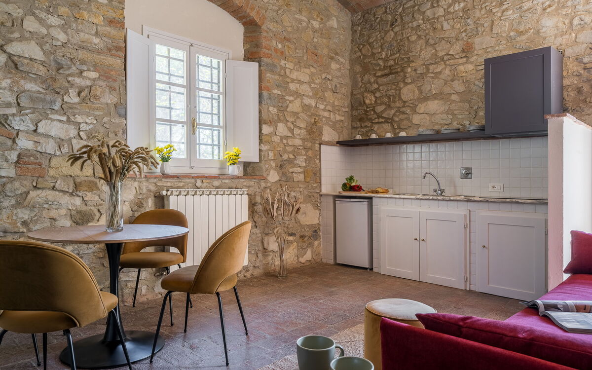 Accommodatie:&nbsp;Relais Badia a Passignano - Appartamento Sauvignon