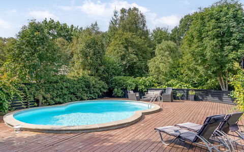 Ejnarine - 1.5Km from the Sea: Zwembad, Buitenmeubels, Schaduw, Toevlucht, Samengesteld Materiaal, Vrije Tijd, Eco Hotel, Tuin, Stoel, Landscaping