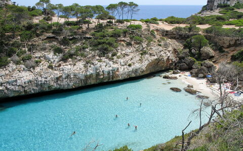 Can Jordi: Zwemwater, Kust, Kust En Oceanic Landvormen, Terrein, Headland, Zee,  Felsen\, Inham, Strand, Kust