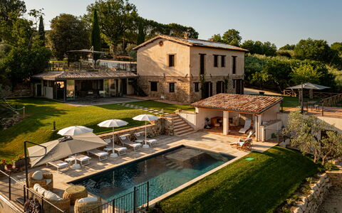 Casale Isidoro: Huis, Landgoed, Verblijf, Villa, Zwembad, Boerderij, Herenhuis, Backyard, Landscaping, Hacienda