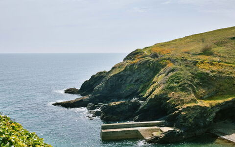 The Old Store: Blauw, Water, Zwemwater, Kust,  Felsen\, Kust En Oceanic Landvormen, Headland, Zee, Terrein, Voorgebergte