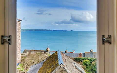 Penlee Narrows, Kingsand: Appartement, Balkon, Schaduw, Jachthaven, Hotel, Dok