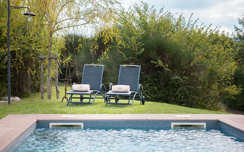 Villa Airone Tegoni, Pool, Radicondoli: Zwembad, Buitenmeubels, Meubilair, Samengesteld Materiaal, Vrije Tijd, Tuin, Schaduw, Ligstoel, Landscaping, Toevlucht