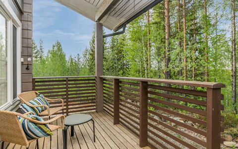 Joutsen: Buitenmeubels, Struik, Huis, Buitentafel, Meubilair, Huis, Tuin, Gazon, Backyard, Landgoed
