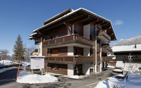 Villars 110: Woongebied, Helling, Freezing, Balkon, Winter, Sneeuw, Siding