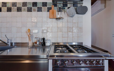 Mensano Old Town Apartment: Keuken, Toestel Van De Keuken, Fornuis, Major Appliance, Gasfornuis, Countertop, Fornuis, Cooktop, Gootsteen, Huishoudapparatuur