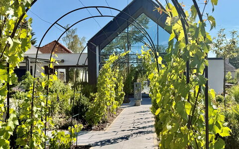 Luxury Palace with Swimming Spa&Jacuzzi: Tuin, Schaduw, Botanische Tuin, Plantage, Outdoor Structuur