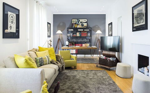 Penthouse: Meubilair, Interieur Ontwerp, Bankstel, Flooring, Verdieping, Muur, Woonkamer, Kamer, Huis, Appartement