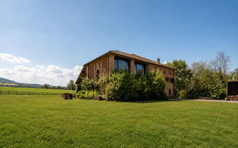 Villa Poggio Zucchino, Pool, Wellness, Piacenza: Gras, Huis, Grasland, Landelijk Gebied, Plain, Land Lot, Landschap, Verblijf, Huis