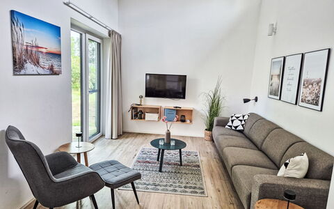 Strandnah 131 (Seenähe): Meubilair, Interieur Ontwerp, Bankstel, Flooring, Hout, Woonkamer, Verdieping, Huis, Kamer, Appartement