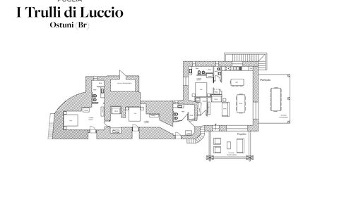 Trulli di Luccio: Woonkamer, Ontwerp