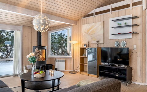 Galin - 210M to the Fjord: Hout, Interieur Ontwerp, Plafond, Meubilair, Lichte Inrichting, Huis, Verlichting, Flooring, Woonkamer, Kamer