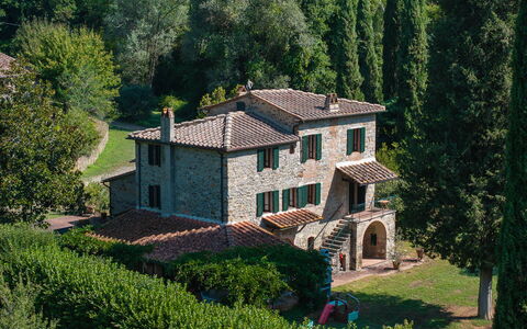Mulino di Carpineto with Pool Gaiole in Chianti: Huis, Architectuur, Struik, Huis, Landgoed, Verblijf, Boerderij, Tuin, Villa