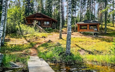 Villa Saimaa: Boom, Hout, Natuurlijk Landschap, Landschap, Woud, Bos, Bank, Plantengemeenschap, Verblijf