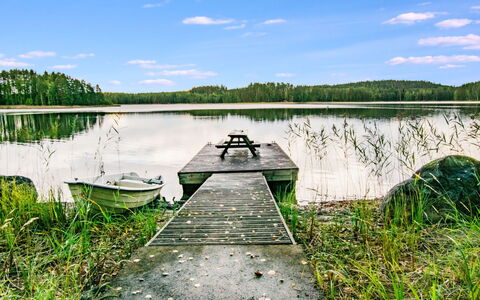 Villa Saimaa: Water, Watervoorraden, Zwemwater, Groen, Natuurlijke Omgeving, Natuur, Natuurlijk Landschap, Waterweg, Bank, Zomer