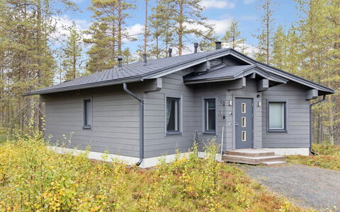 Nuunalahti: Boom, Bank, Huis, Verblijf, Meer, Vijver, Woud, Blokhut
