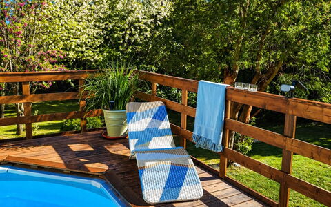 Podere la Botte, Pool, Lari: Hout, Meubilair, Buitenmeubels, Beits, Hardwood, Eco Hotel, Zwembad, Dek, Schaduw, Tuin
