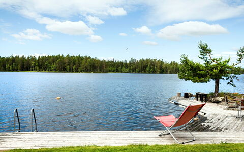 Viksjö Utsikten: Water, Bank, Meer, Reservoir, Kust, Dok, Buitenmeubels, Loch, Geluid