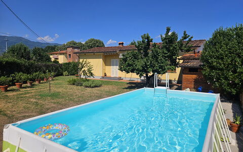 Villa Lory: Blauw, Zwembad, Samengesteld Materiaal, Vrije Tijd, Schaduw, Toevlucht, Backyard, Eco Hotel, Hacienda, Hotel