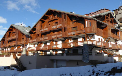 Balcons des Pistes C: Freezing, Sneeuw, Winter, Glacial Landform, Alpen, Balkon, Bergdorp