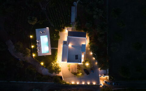 Lacorte di Ninetta: Zwembad, Landgoed, Toevlucht, Eco Hotel, Schemer, Landschap Verlichting, Villa, Landscaping, Nacht, Herenhuis