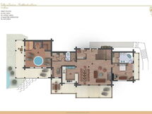 Einzigartiges Designer Log House Chalet Caprea