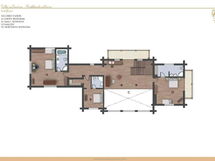 Einzigartiges Designer Log House Chalet Caprea