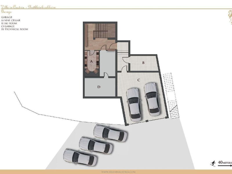 Einzigartiges Designer Log House Chalet Caprea
