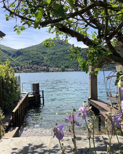 3.5-Zi.-Ferienwohnung mit Privatem Seeanstoss