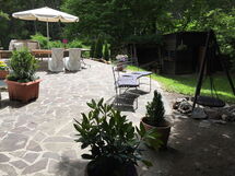 Fachwerkhaus mit Garten, Grill und Terrasse