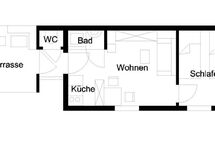 Kleines Ferienhaus mit Garten und Grill in Garitz