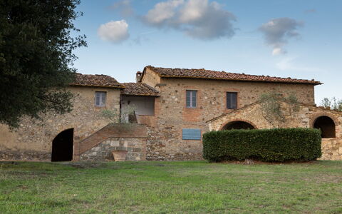 Podere Sangiovese, Pool and View in Chianti: Boog, Boerderij, Landgoed, Dorp, Hacienda, Villa