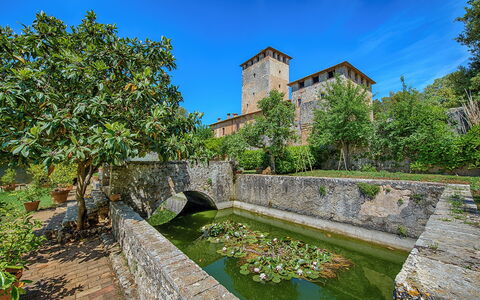 Medieval Castle Living: Vineyards, Swimming Pool &: Tuin, Landgoed, Landscaping, Waterpartij, Botanische Tuin, Vijver
