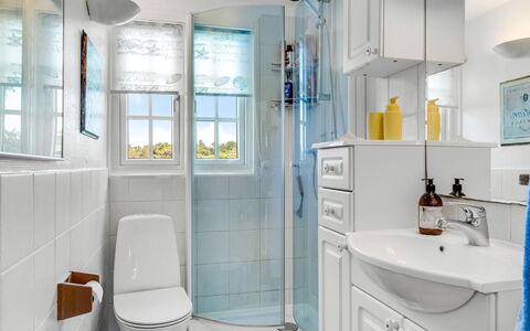 Åsta - 200M from the Sea: Badkamer, Loodgieterswerkinrichting, Interieur Ontwerp, Wastafel, Flooring, Verdieping, Wastafel In De Badkamer, Kraan, Toilet, Badkamerkast