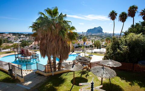 Calpe Calp 971: Zee, Kust, Strand, Oceaan, Schaduw, Balkon, Plank, Buitenmeubels