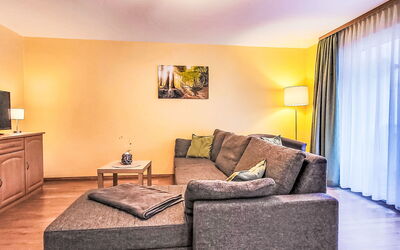 Hotelpark-Bodetal 700.1: Meubilair, Interieur Ontwerp, Bankstel, Flooring, Verdieping, Kamer, Woonkamer, Verlichting, Appartement