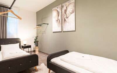 Familienfreundliche Stadt-Oase - 2 Schlafzimmer, 7