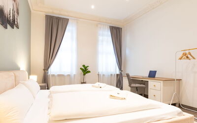 Familienfreundliche Stadt-Oase - 2 Schlafzimmer, 7