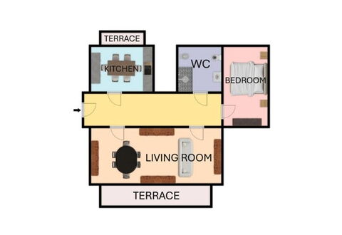 Mestrina Apartment: Woonkamer