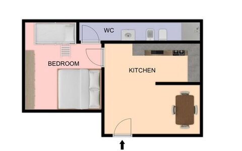 Suite la Torre: Slaapkamer, Bed