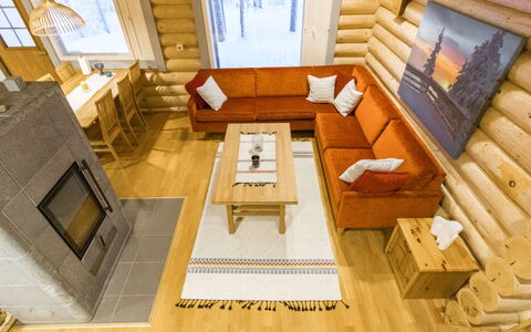 Salvostie 13, Hetta: Hout, Flooring, Interieur Ontwerp, Verdieping, Meubilair, Huis, Woonkamer, Houten Vloer, Beits, Bankstel