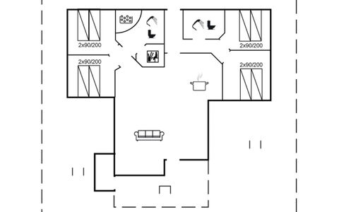 Gudrid - 550M from the Sea: Woongebied, Struik, Huis, Huis, Tuin, Landgoed, Schaduw, Landscaping, Gazon