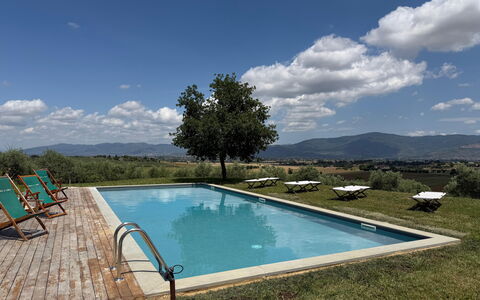 Villa Dedalo: Lucht, Zwembad, Buitenmeubels, Eco Hotel, Ligstoel, Toevlucht, Hacienda, Landgoed, Schaduw, Boerderij