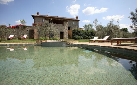 Mattei Villa: Tuin, Landgoed, Landscaping, Waterpartij, Reflectie, Vijver, Boerderij, Backyard, Villa