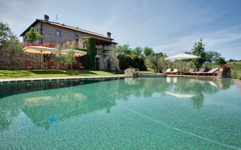 Mattei Villa: Tuin, Landgoed, Landscaping, Waterpartij, Vijver, Reflectie, Zwembad, Villa, Eco Hotel, Boerderij
