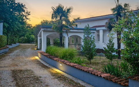 Filip: Architectuur, Huis, Woongebied, Tuin, Landgoed, Hacienda, Oprit, Beton, Landscaping, Schaduw
